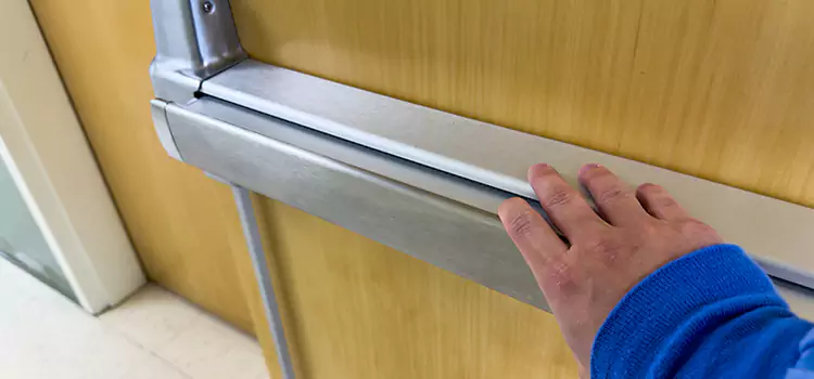 Installing a Push Bar on a Door Port Charlotte
